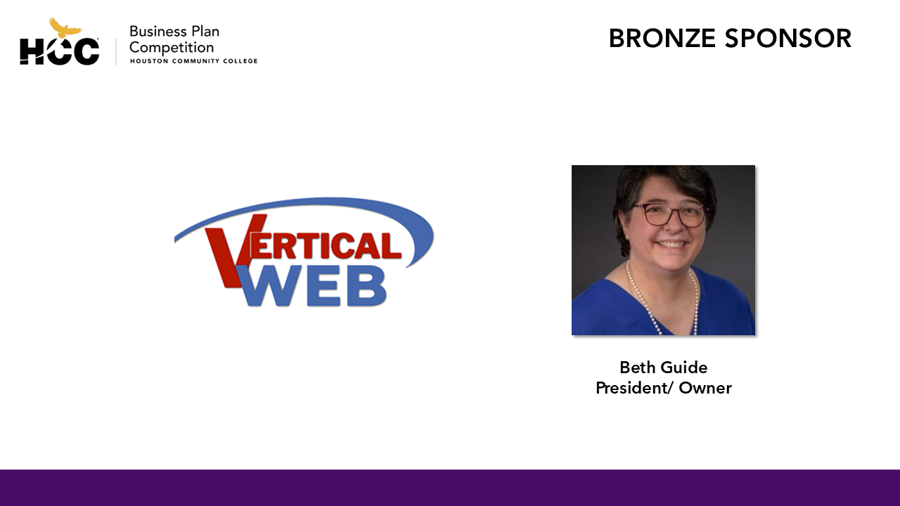 Vertical Web 2025 Business Plan Competition Bronze Sponsor