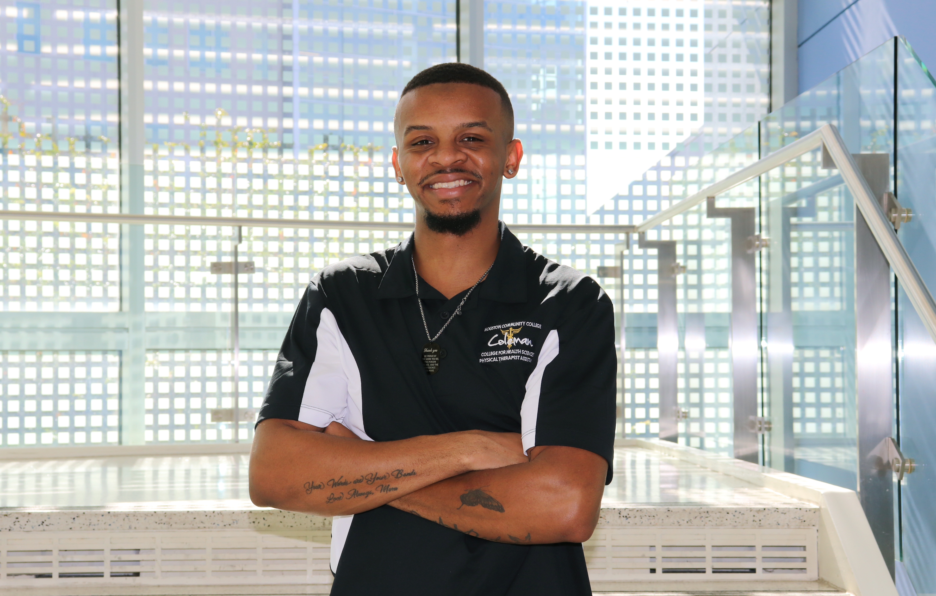 Physical Therapy Assistant student AJ Spruill