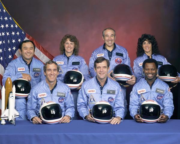 Original Challenger Program Astronauts