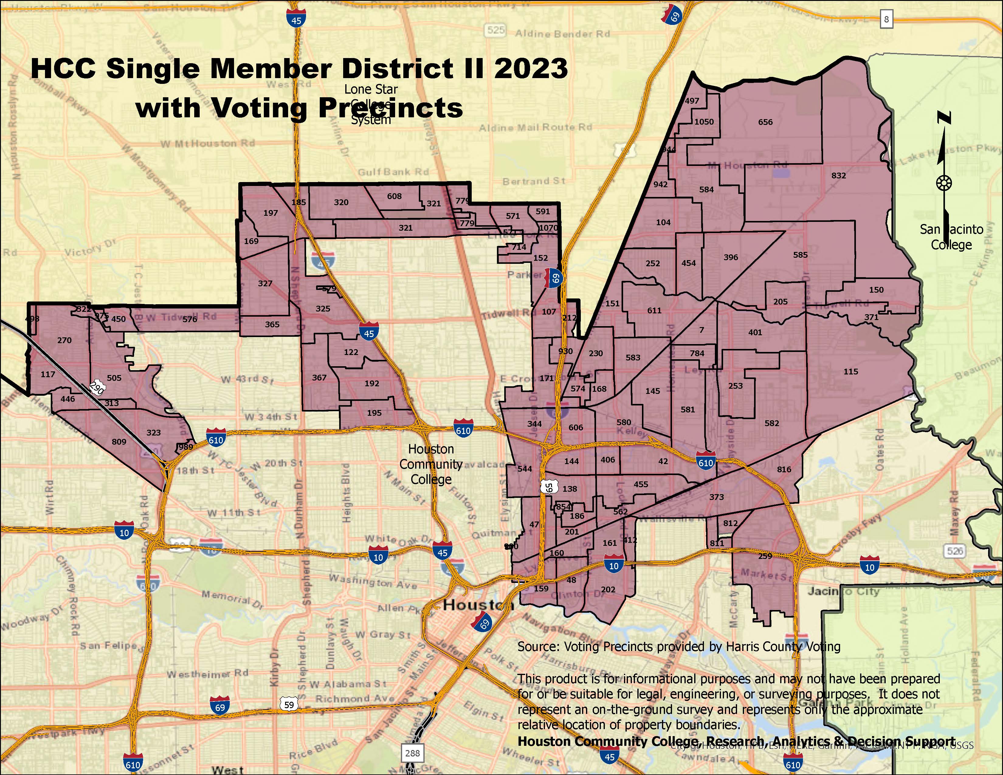 Single Member District II with Voting Precincts